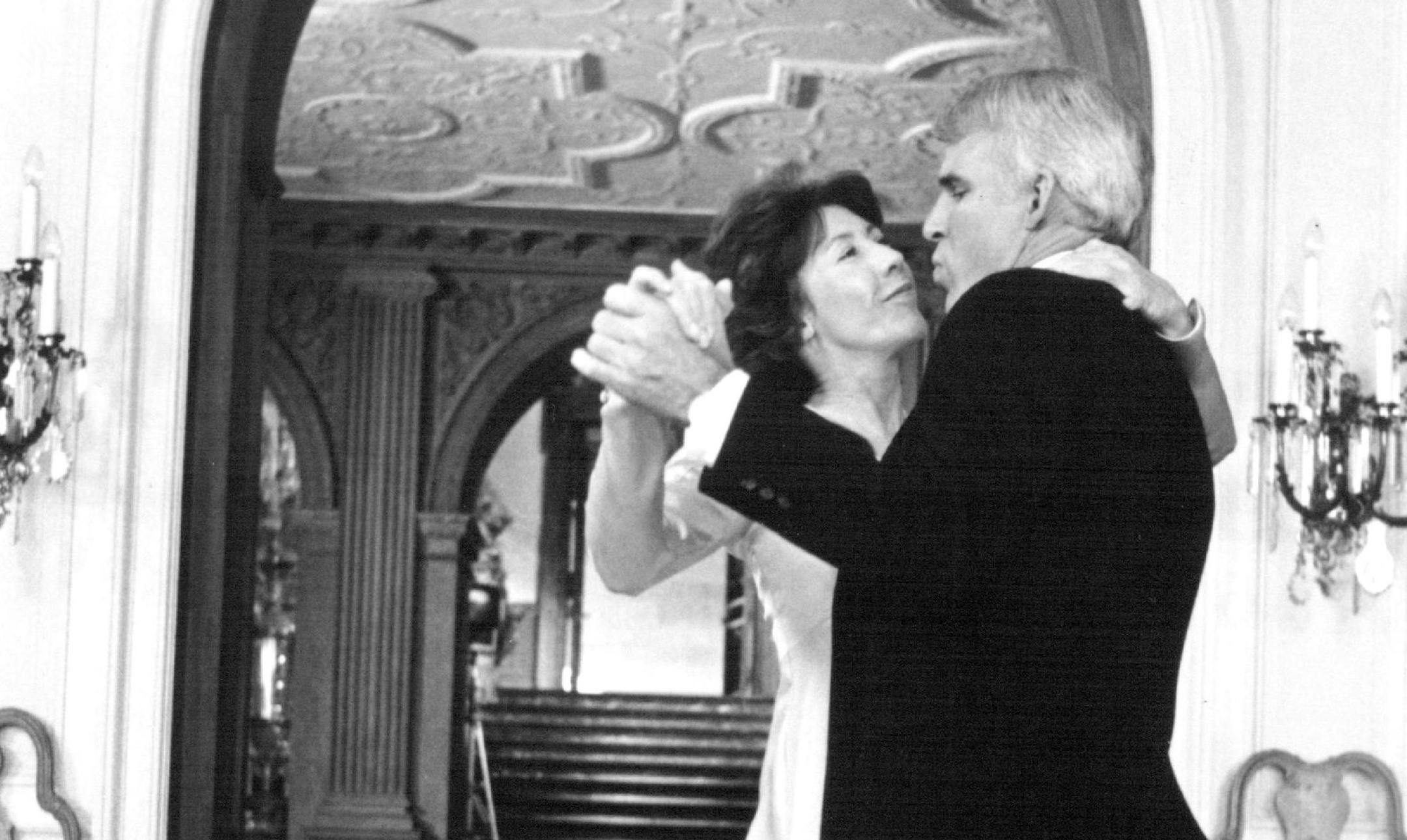 A Kings Road Presentation - All Of Me - A Universal Release - Edwina Cutwater (Lily Tomlin) and Roger Cobb (Steve Martin) dance with joyous abandonment when Edwina's spirit is finally freed from Rogerâ€™s body.