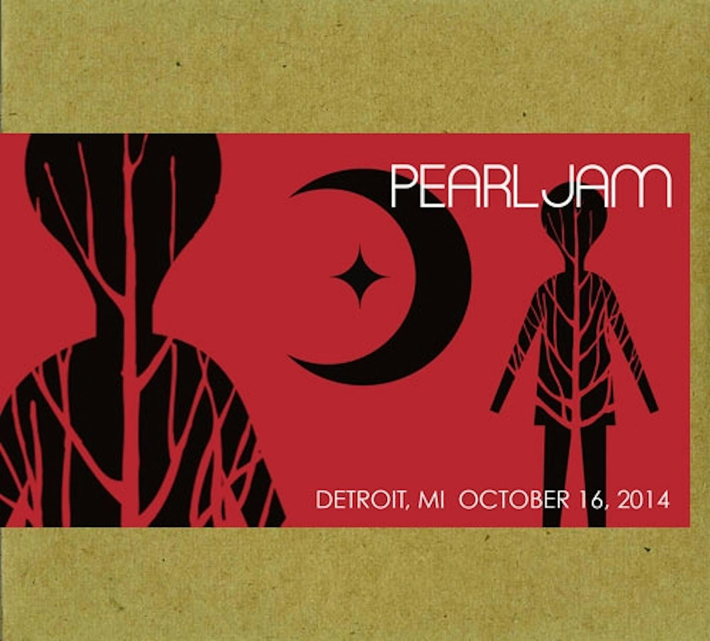 The standard cover for Pearl Jam's 2014 live bootlegs.