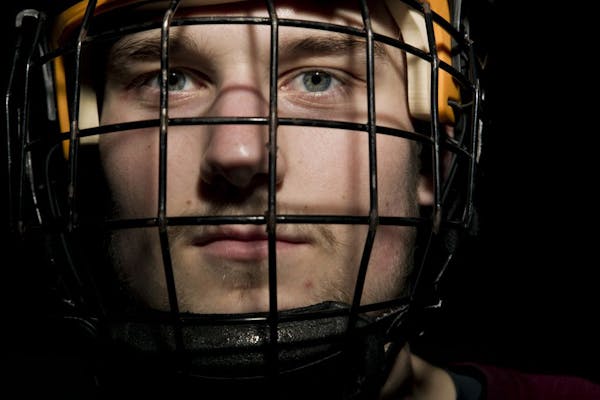 University of Minnesota Gophers freshman hockey player Kyle Rau.