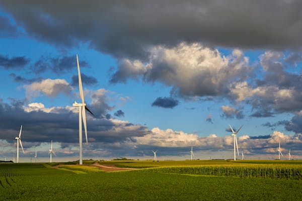 Minnesota Power’s wind farm in the southwestern part of the state.