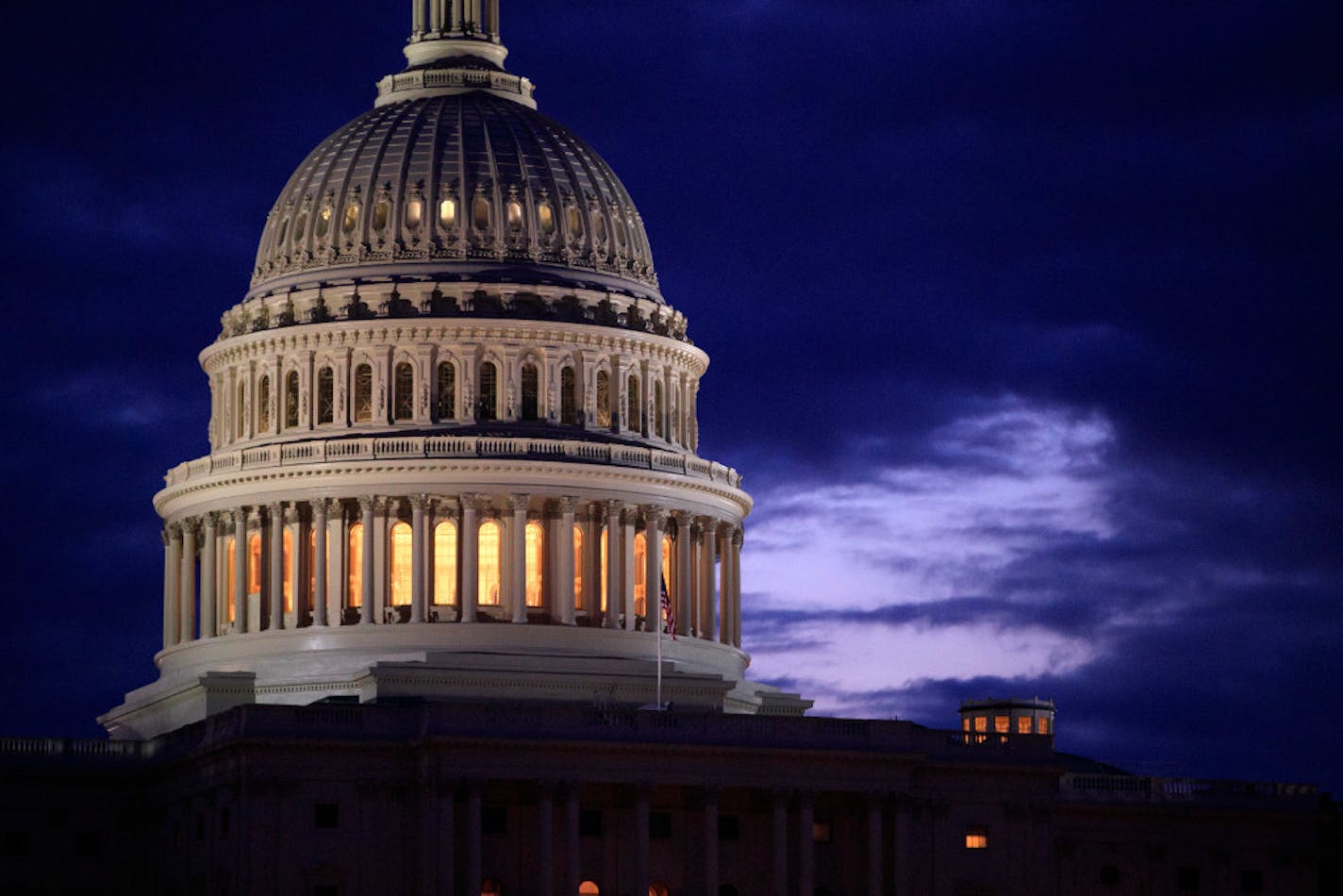 In this March 30, 2017, photo, the U.S. Capitol dome is seen at dawn in Washington. Minnesota is facing the risk of losing one of its congressional seats after the next census amid booming population gains elsewhere in the country.