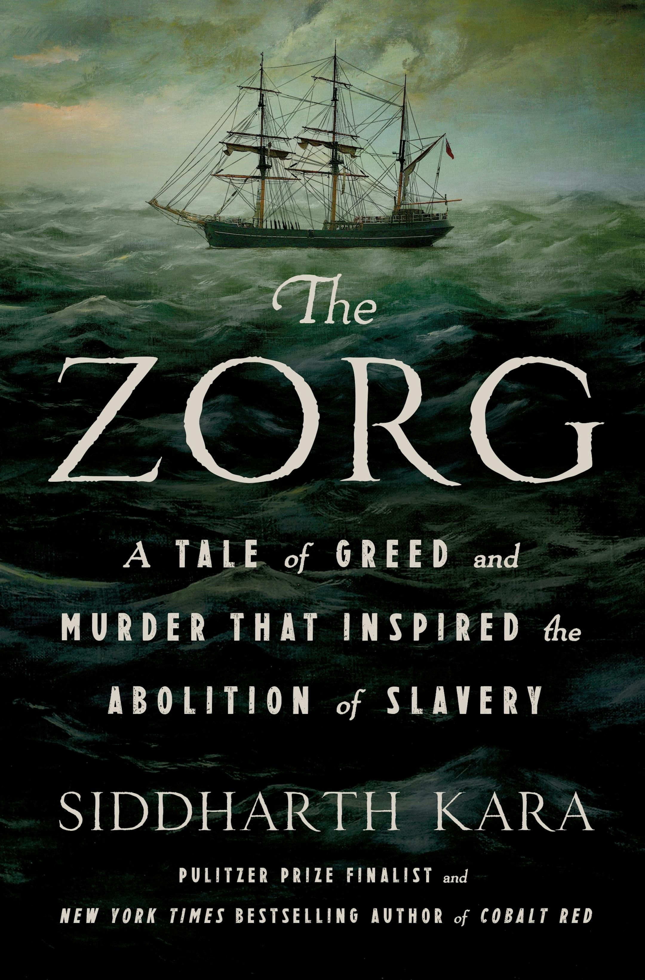 cover of The Zorg is a painting of a ship on stormy seas