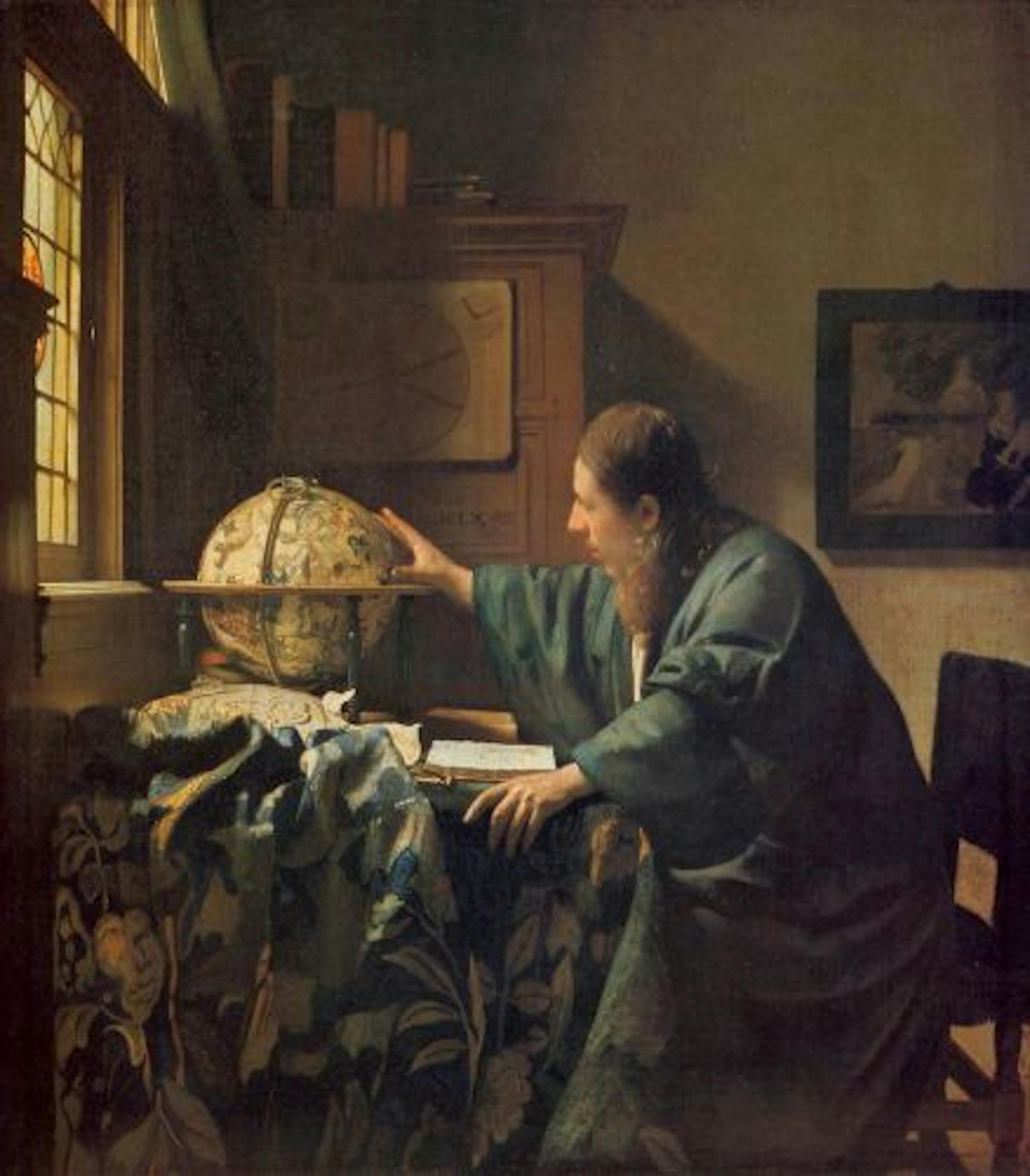 Jan Vermeer "The Astronomer" 1668