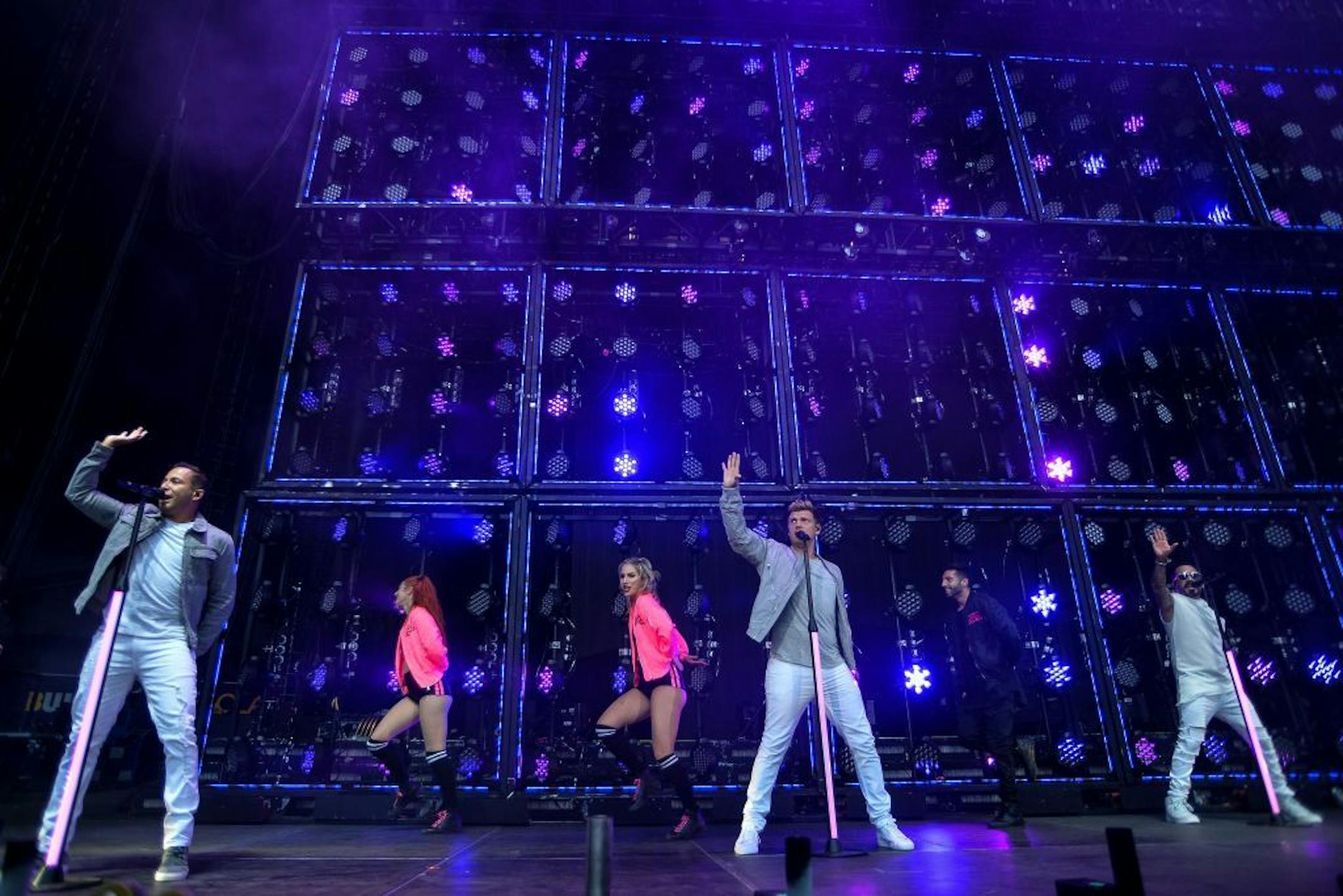 The Backstreet Boys performed Saturday, July 29, 2017 at Target Field in Minneapolis, Minn.