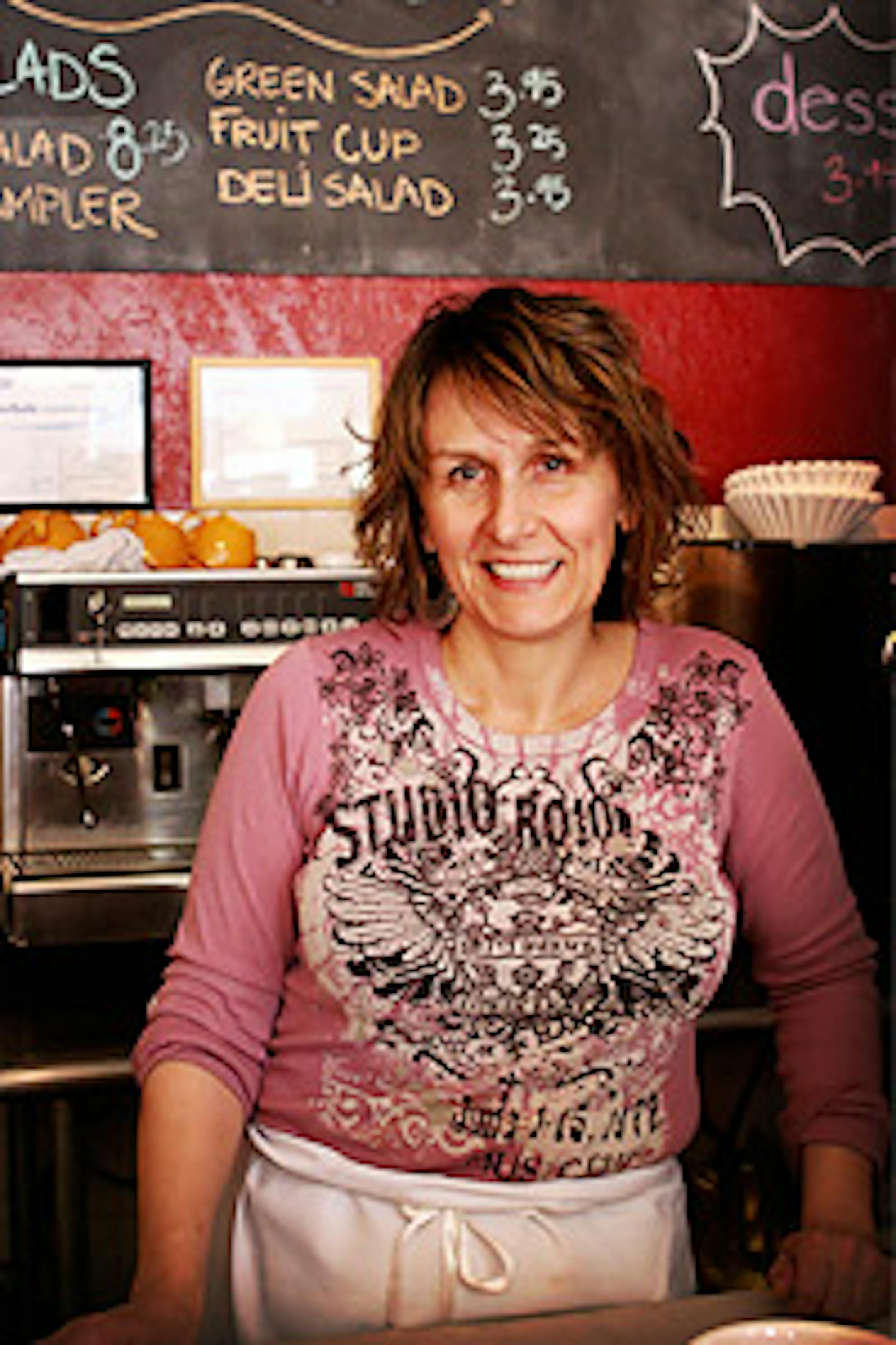 Brigitte Biraud, owner of Lily's.