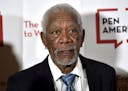 FILE - In this May 22, 2018 file photo, actor Morgan Freeman attends the 2018 PEN Literary Gala in New York.