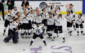 Captain Kendall Coyne Schofield delivers the trophy to her team after PWHL Minnesota beat Boston to win the Walter Cup in 2024. On Monday, the team, n