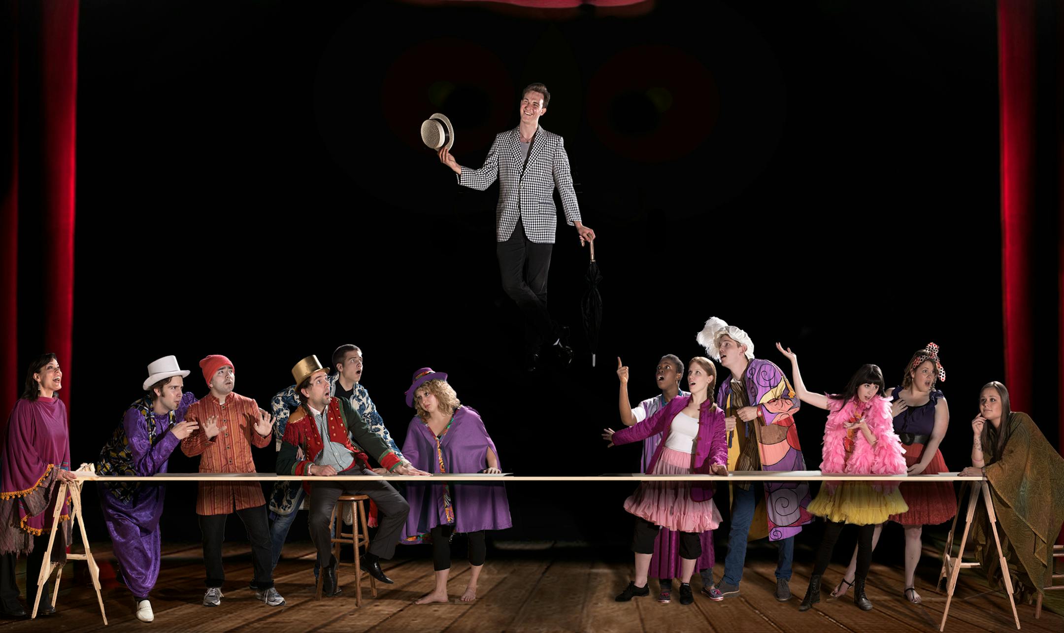 Provided by Theatre In the Round "Godspell" at Theatre In the Round.