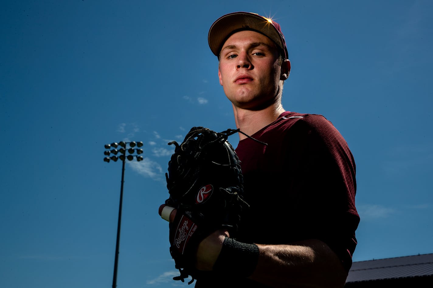 Gophers catcher Eli Wilson.