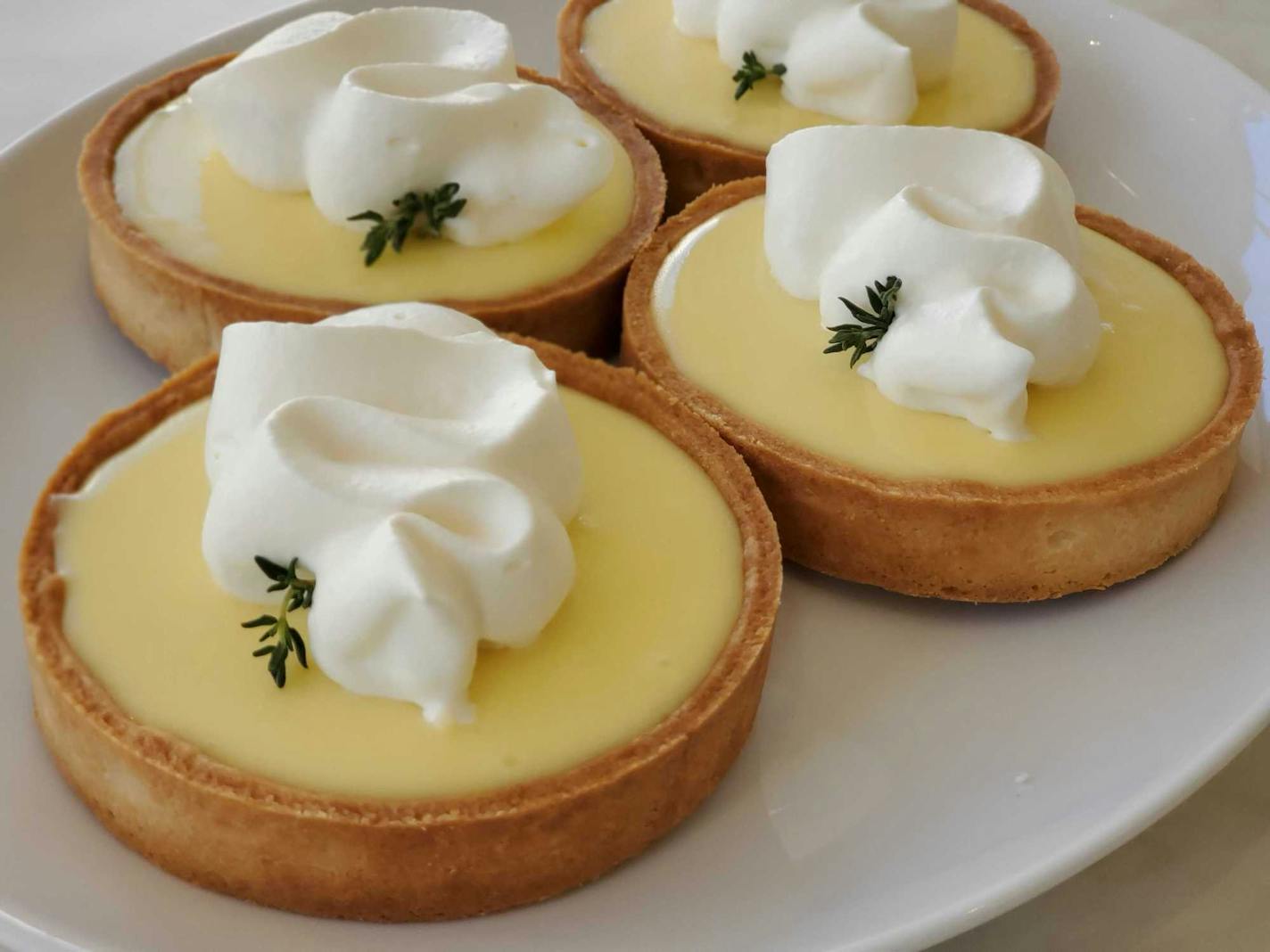 Lemon tarts at Black Walnut Bakery