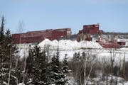 The closed LTV Steel taconite plant sits idle near Hoyt Lakes, Minn. The site, which closed in 2001, may return to life as part of Minnesota's first c
