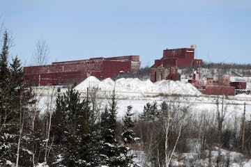 The closed LTV Steel taconite plant sits idle near Hoyt Lakes, Minn. The site, which closed in 2001, may return to life as part of Minnesota's first c