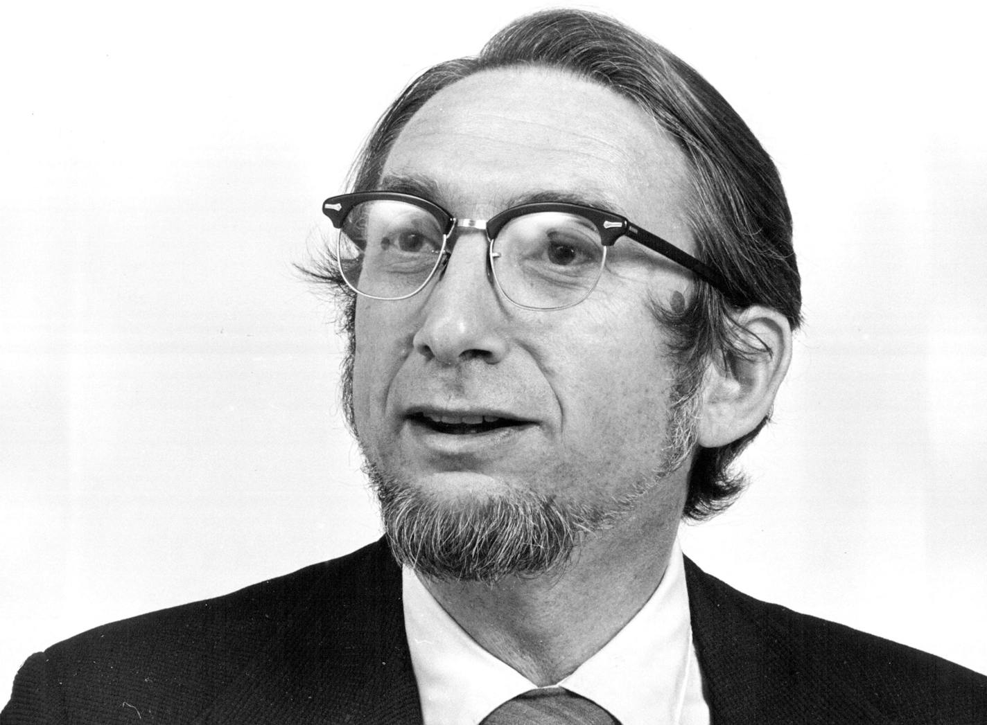 Erwin Marquit, shown in 1974, said he was &#x201c;born into communism,&#x201d; which he embraced all his life.