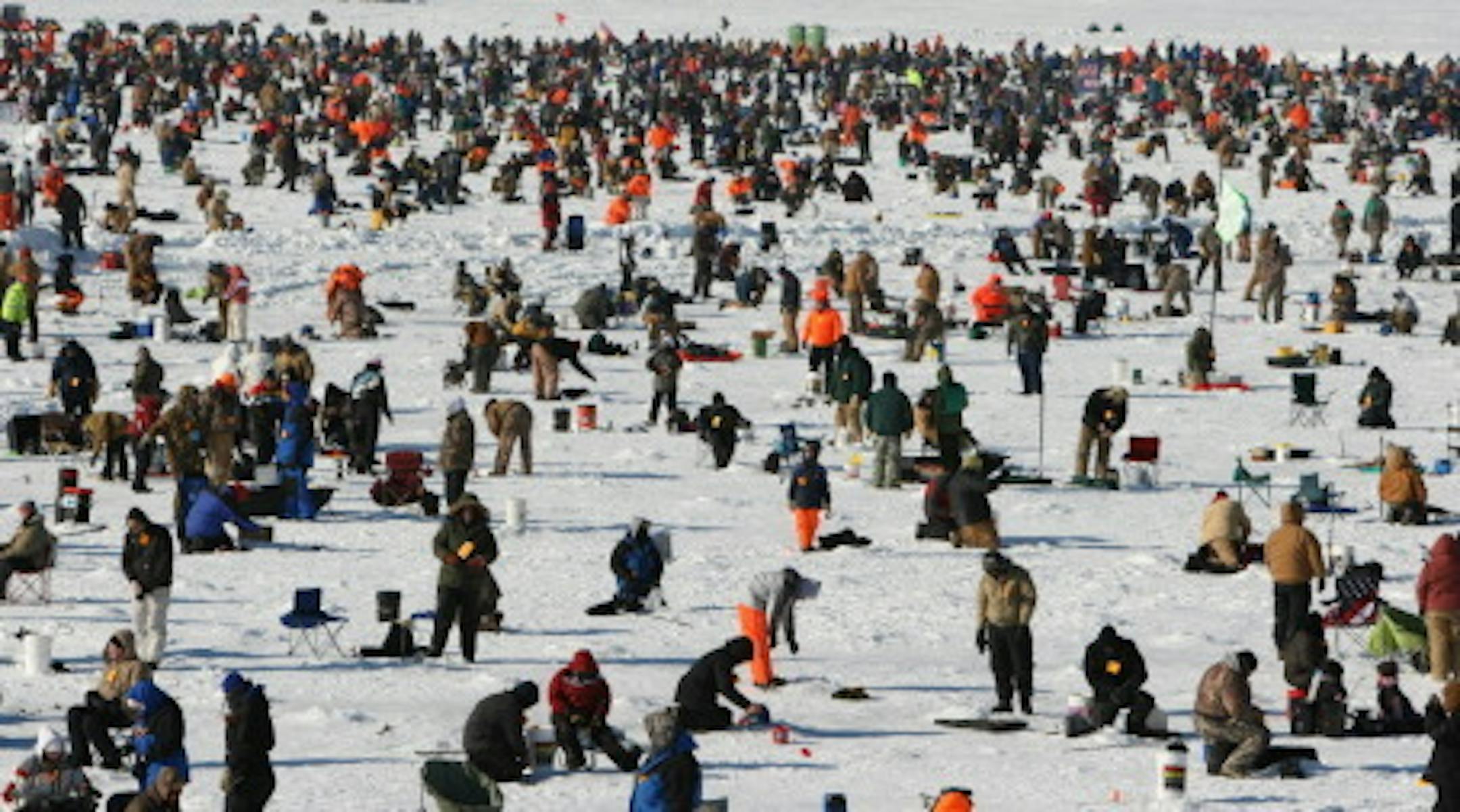 The 19th annual ice fishing event in Brainerd/Star Tribune file