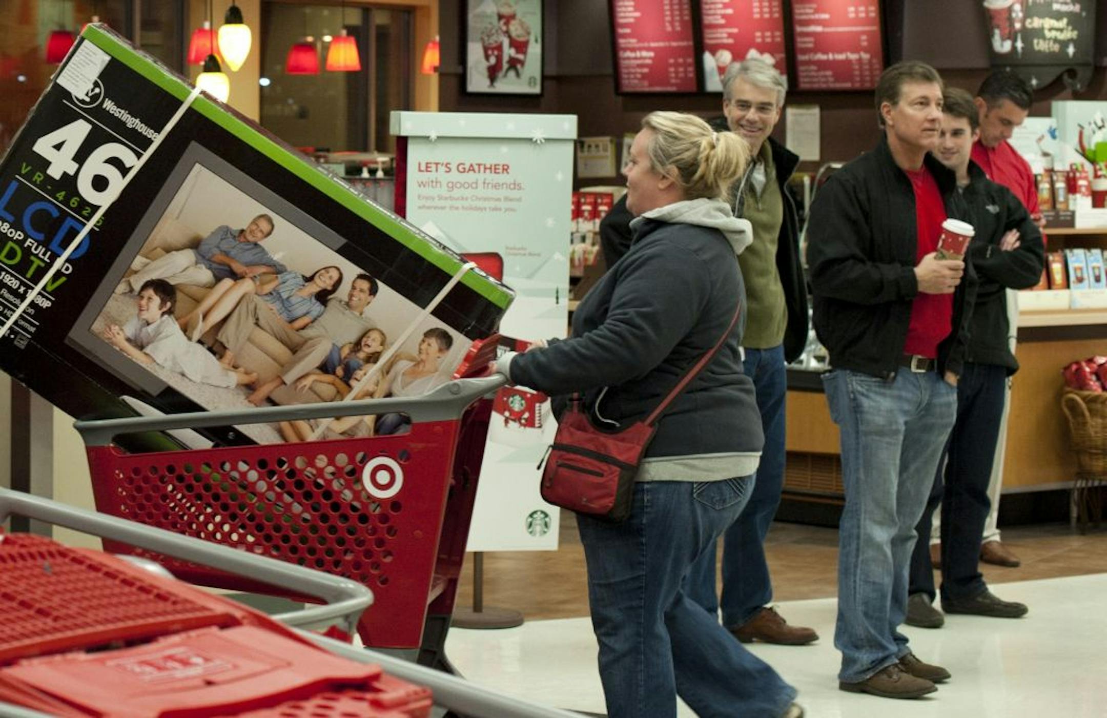 Black Friday last year at Target's Bloomington store. This year, Target will open at 9 p.m. on Thanksgiving.