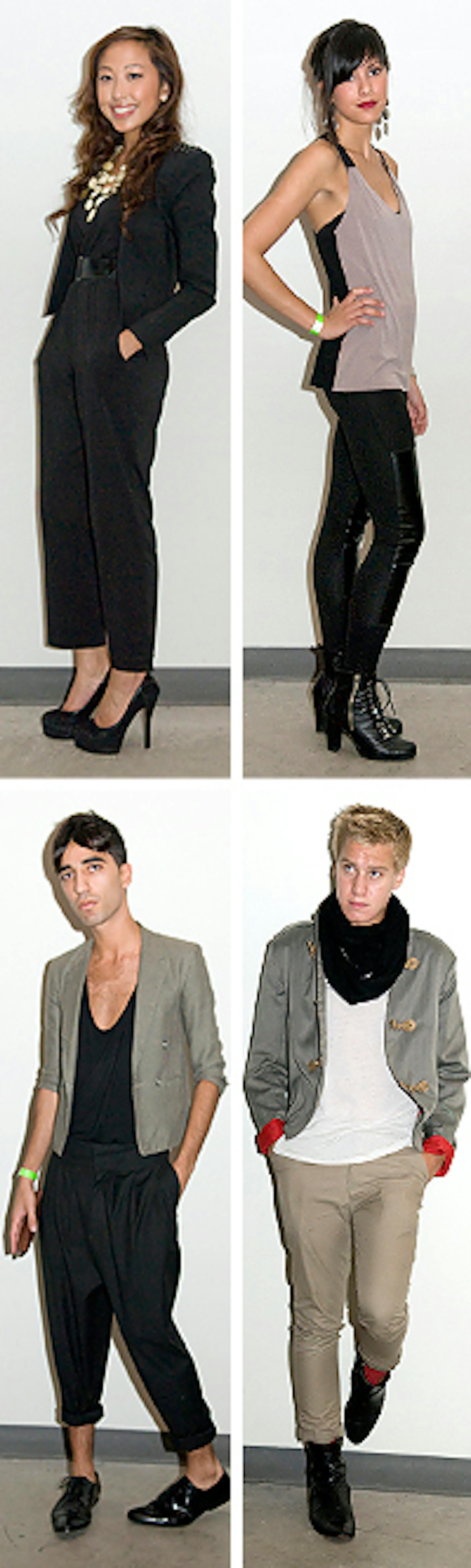 Clockwise from top - Angel Yang, Sarah Nilsson Dolah, Max Armstrong, Naures Sager