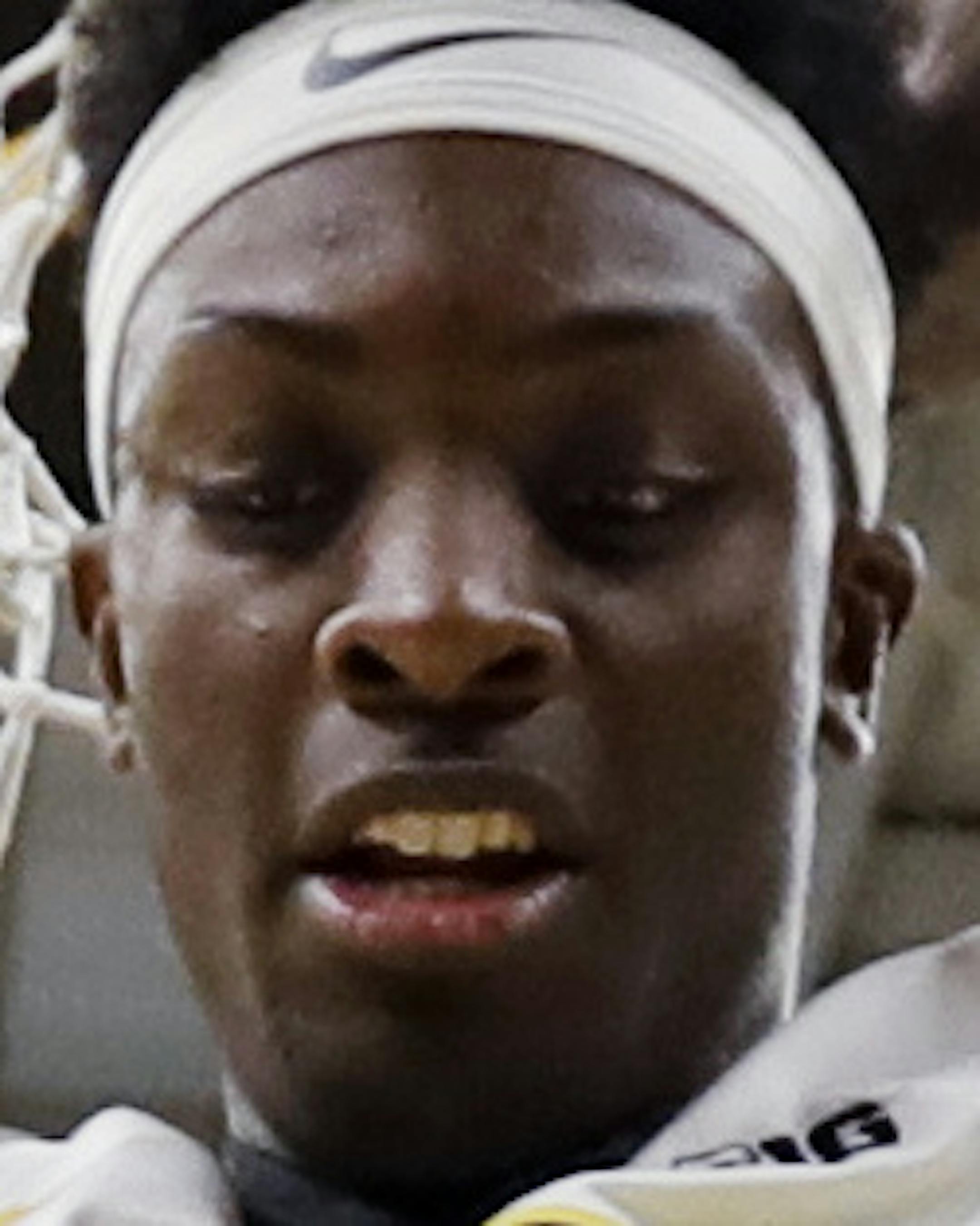 Iowa's Tyler Cook (5) dunks the ball during Iowa's annual NCAA college basketball game media day, Wednesday, Oct. 5, 2016, in Iowa City, Iowa. (AP Photo/Charlie Neibergall) ORG XMIT: IACN110