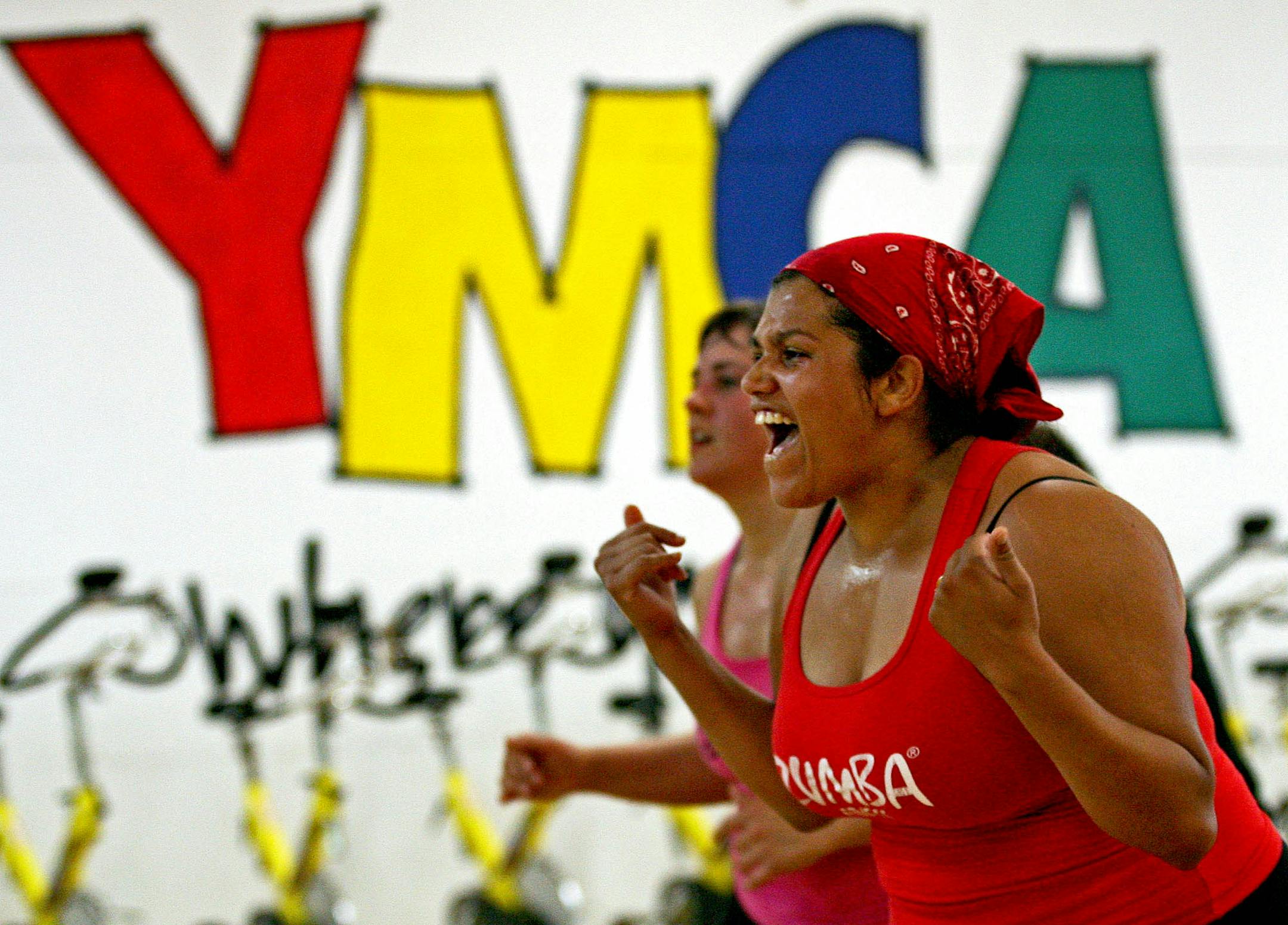 An'Nisa Parker, a cardiac nurse at Regions Hospital, led the Zumba class with smooth and graceful moves.