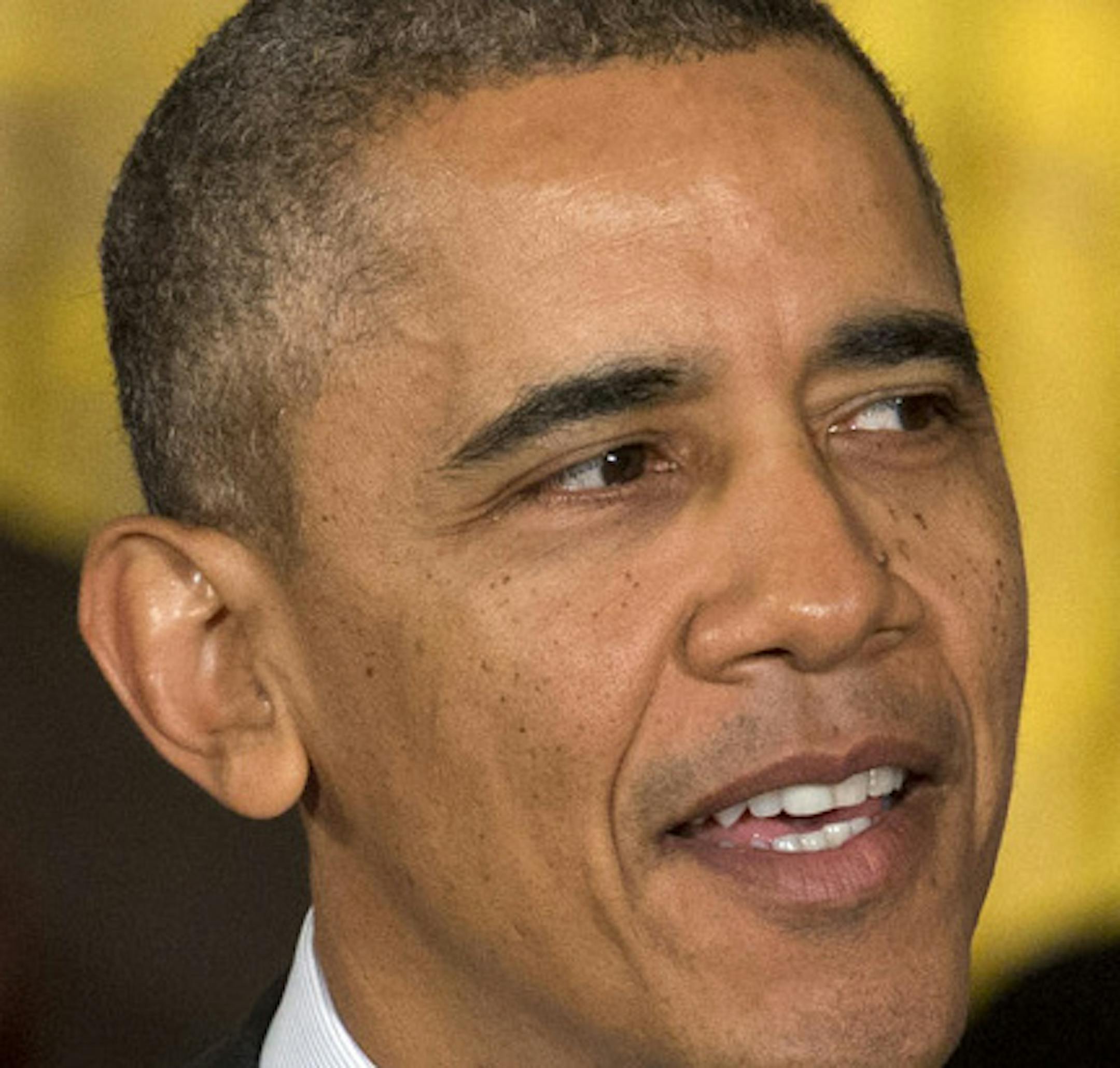 FILE - In this Feb. 12, 2014 file photo, President Barack Obama speaks in the East Room of the White House in Washington. The White House says President Barack Obama's upcoming budget proposal will not include his past offer to accept lowered cost-of-living increases in Social Security and other benefit programs. Those had been a central component of his long-term debt-reduction strategy. (AP Photo/Jacquelyn Martin, File) ORG XMIT: MIN2014022020005063