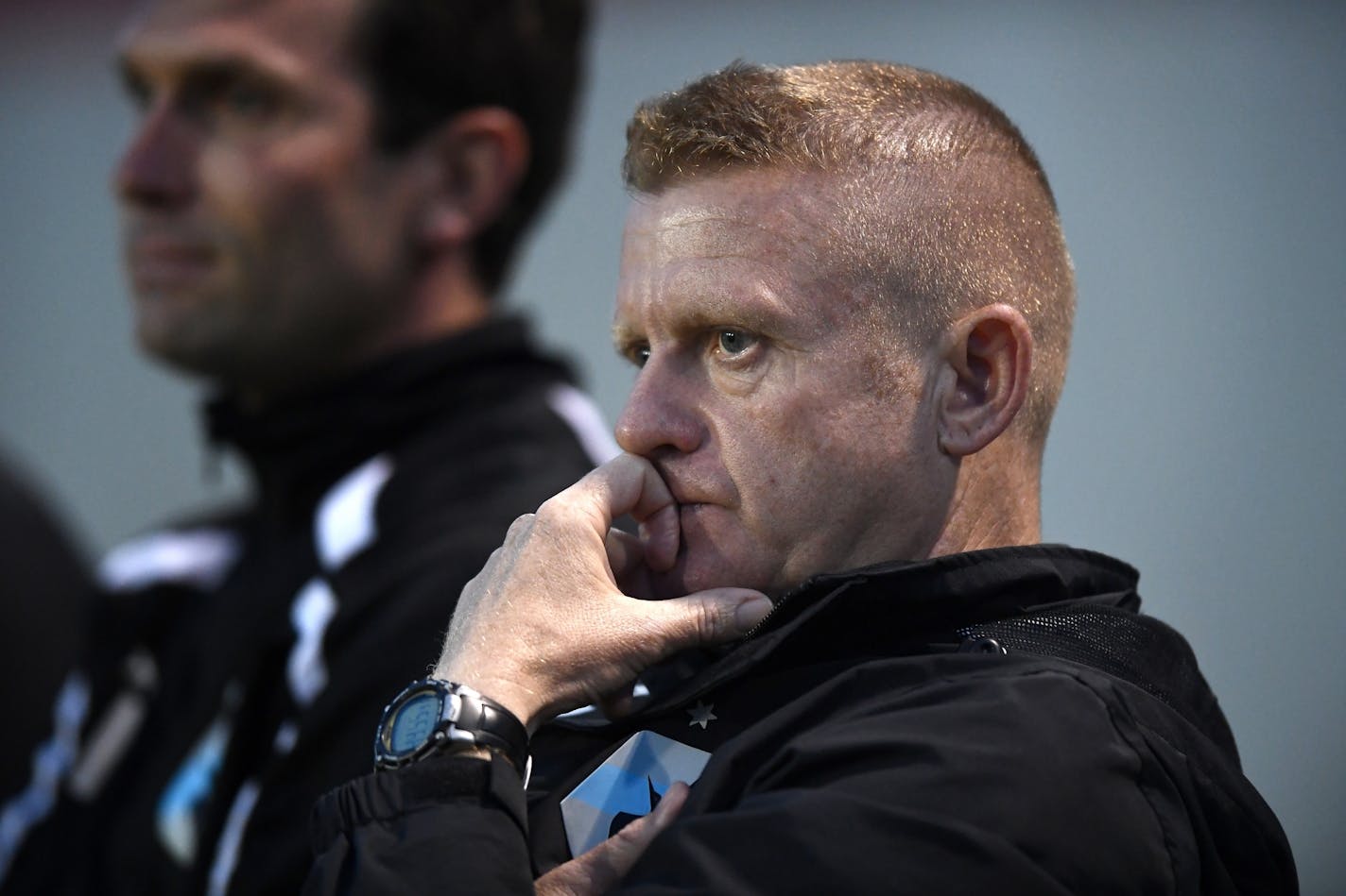 Minnesota United FC head coach Carl Craig watched the final minutes of the Loons' game on May 28 against the Tampa Bay Rowdies, which Minnesota lost 2-0. "The magic carpet ride got whipped away," Craig said of his team's slump that cost it a chance to win the spring season title. "We let our fans and ourselves down."