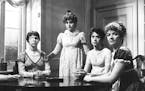 The Bennet sisters in a 1980 Masterpiece Theater version of "Pride and Prejudice": Mary (Teresa Peake-Jones), Elizabeth (Elizabeth Garvie), Jane (Sabi
