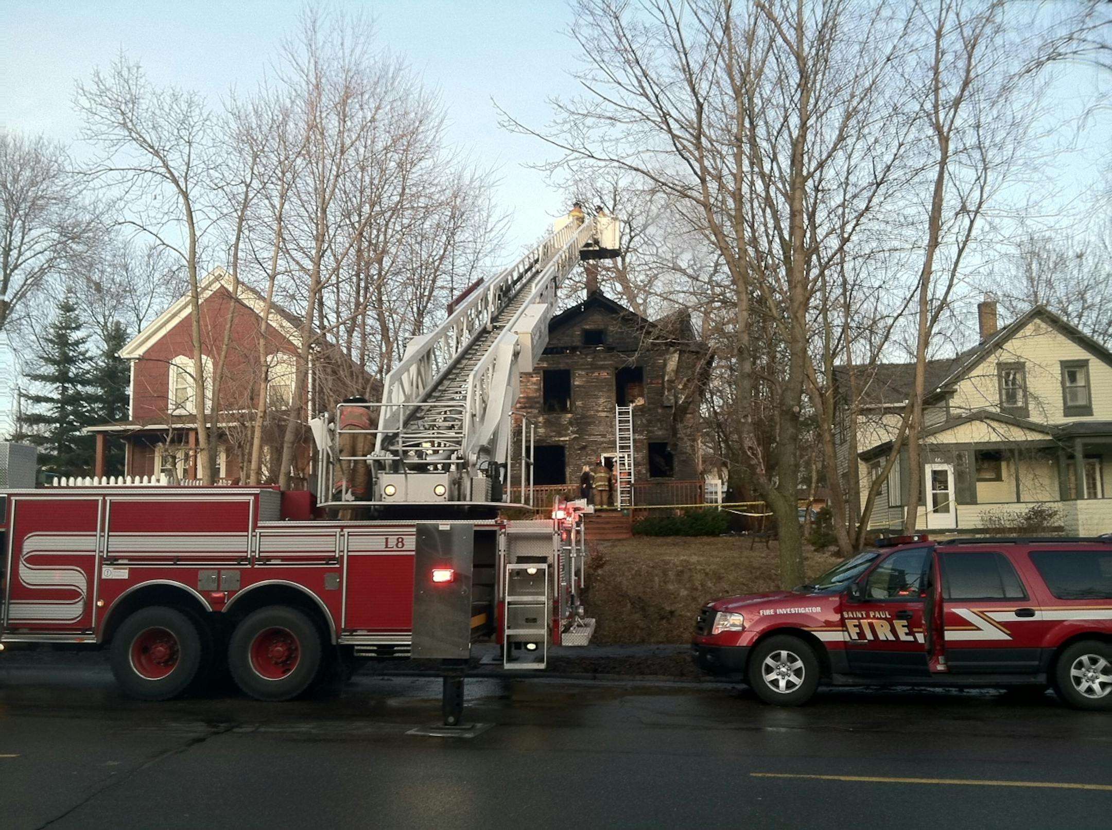 Two people were found dead in a house fire on Smith Avenue South in St. Paul, and authorities believe the victims are the couple who lived there.