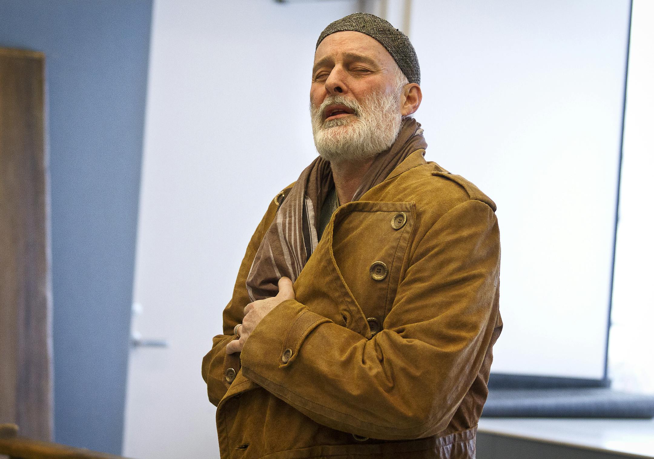 An Iliad rehearsal photos,Thursday, April 18, 2013. -Steve Yoakam