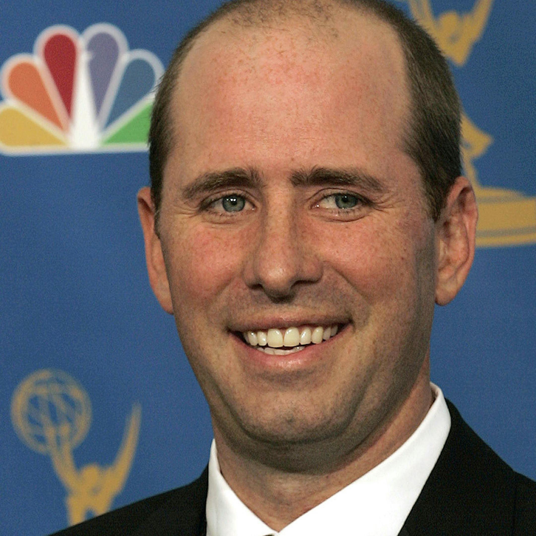 Actor Greg Garcia is shown after winning the Emmyfor outstanding writing of a comedy series for his work on "My Name is Earl" at the 58th Annual Primetime Emmy Awards Sunday, Aug. 27, 2006, in Los Angeles. (AP Photo/Reed Saxon) ORG XMIT: OTK