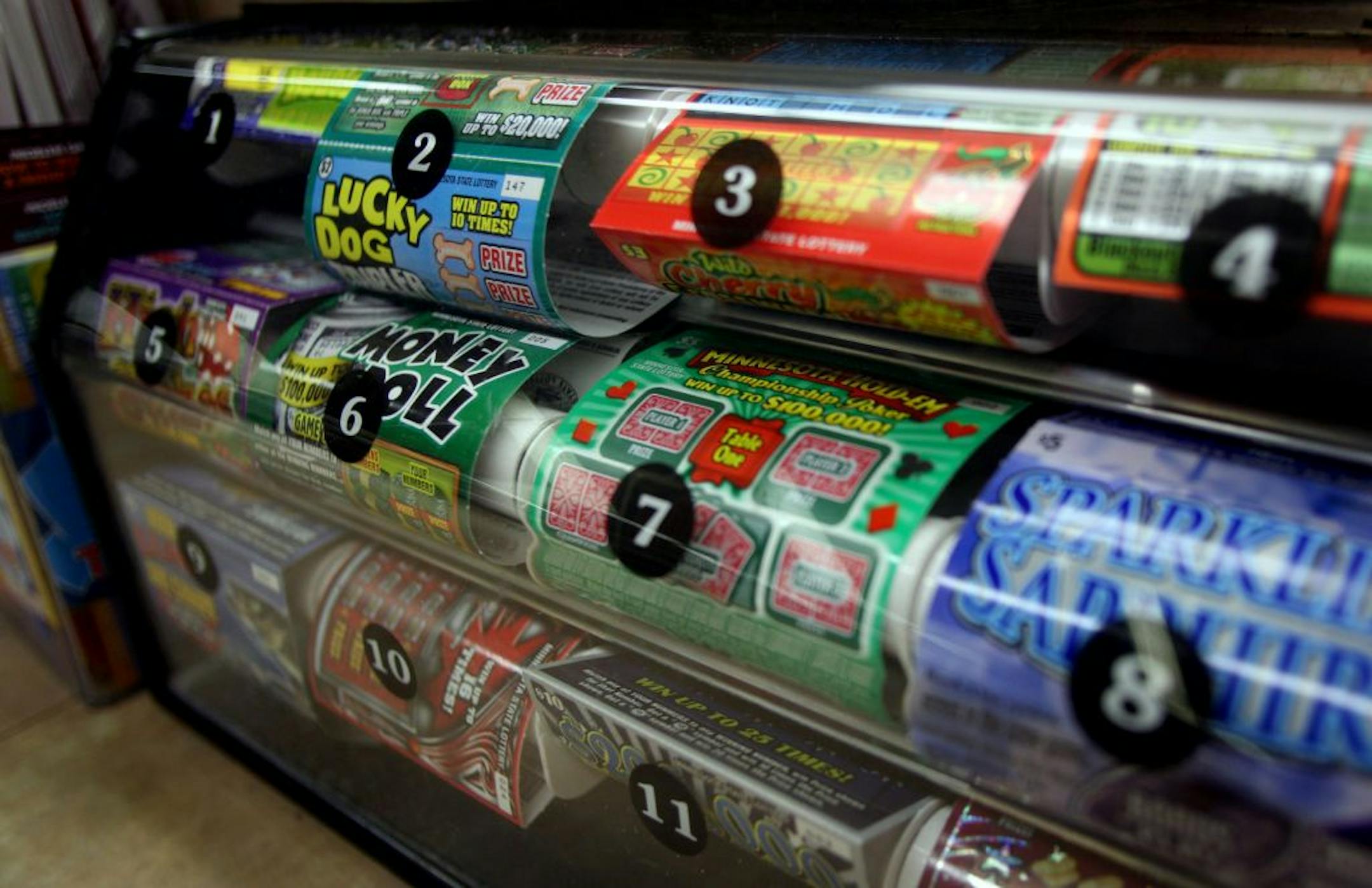 Scratch-off lottery tickets