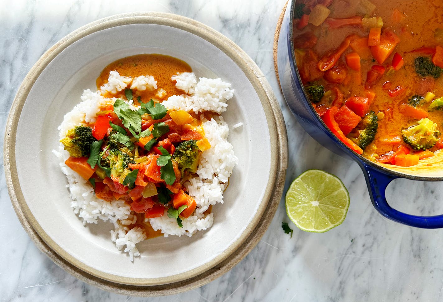 Broccoli curry. Recipe and photo by Alyssa Shultis, Special to the Star Tribune