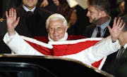 Pope Benedict XVI, photographed in Turkey in 2006, stepped down in 2013, the first pope in 600 years to retire.