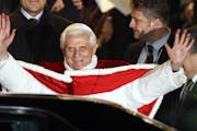 Pope Benedict XVI, photographed in Turkey in 2006, stepped down in 2013, the first pope in 600 years to retire.