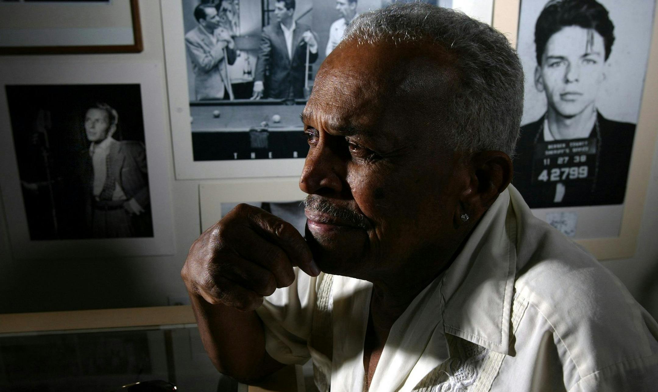 George Jacobs of Palm Springs, Calif., here in a 2003 file image, was Frank Sinatra's personal valet for more than 15 years. "It was an amazing trip, and even more amazing that a poor black kid from Louisiana like me got to take it," he wrote in a tell-all 2003 memoir. Jacobs, 86, died in his sleep on December 27, 2013. (Gina Ferazzi/Los Angeles Times/MCT)
