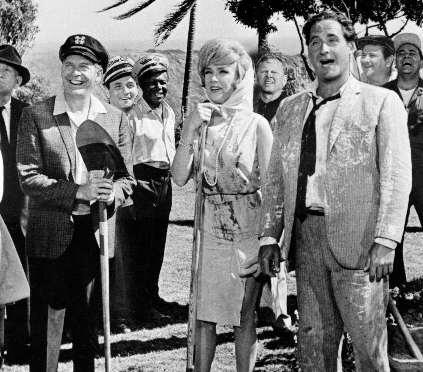 The Academy of Motion Picture Arts and Sciences will present the 1963 ensemble comedy "It&#x201a;&#xc4;&#xf4;s a Mad, Mad, Mad, Mad World" as the inaugural film in its series "The Last 70mm Film Festival" on Monday, July 9, at 7 p.m. at the Academy&#x201a;&#xc4;&#xf4;s Samuel Goldwyn Theater in Beverly Hills. Pictured: IT'S A MAD, MAD, MAD, MAD WORLD, 1963. Left to right: Dorothy Provine, Spencer Tracy, Milton Berle, Peter Falk, Eddie Anderson, Edie Adams, Mickey Rooney, Sid Caesar, Buddy Hacket