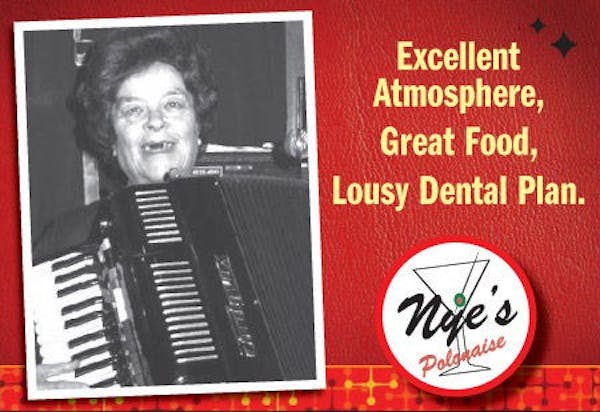 A widely circulated ad during the 2000s showed late polka queen Ruth Adams in all her smiling glory.