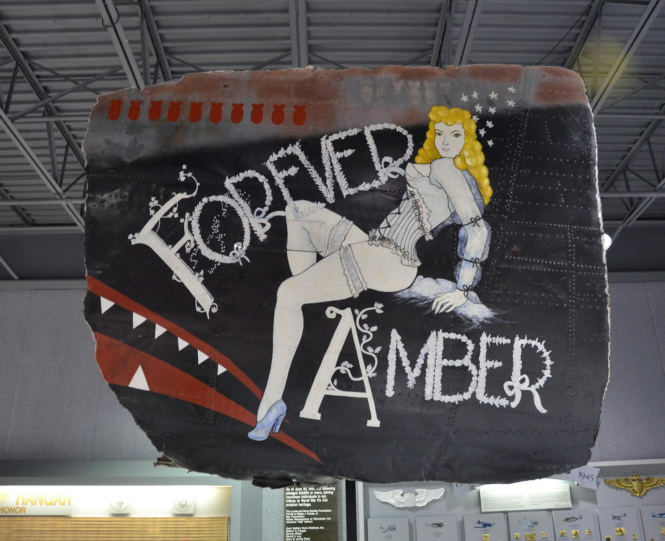 "Forever Amber" is based on a character in a racy 1940s American novel and is influenced by the pin-up girls of artist Alberto Vargas. (Kevin Revolinski/Chicago Tribune/TNS)