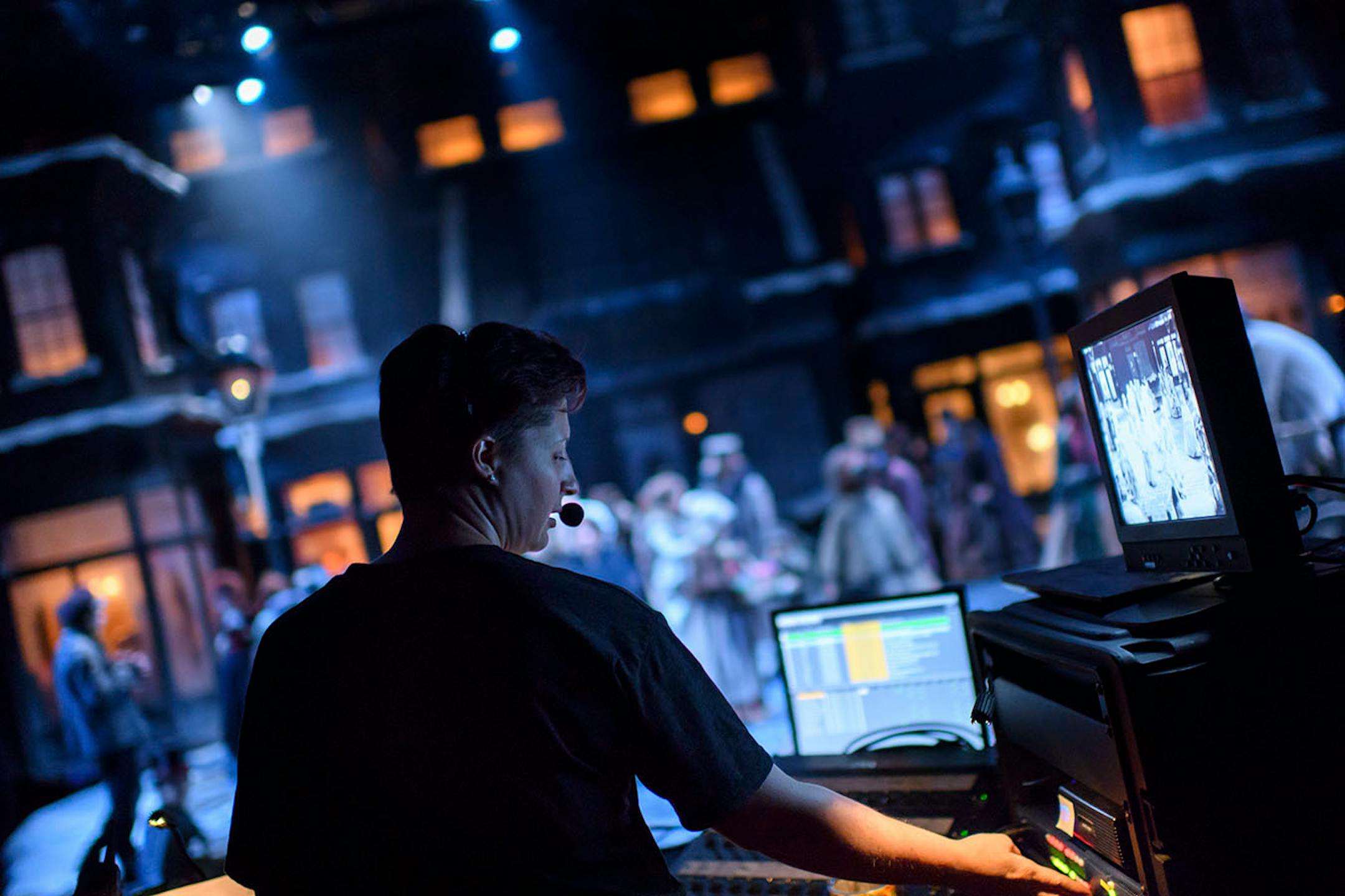 Michele Hossle was the stage manager for "A Christmas Carol" at the Guthrie Theater.