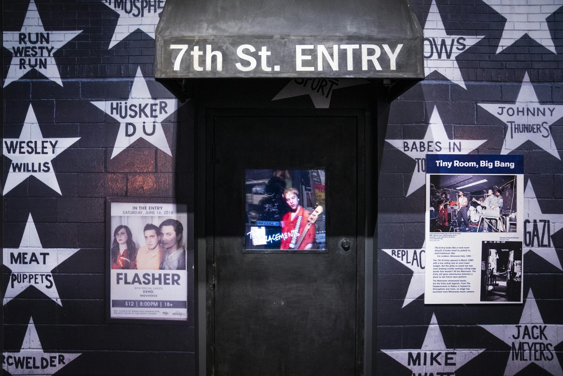 Replica of the 7th St. Entry.