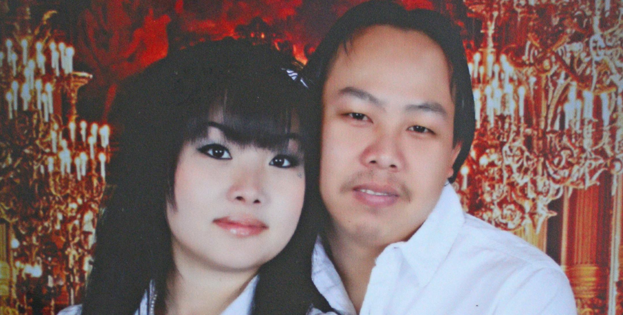 St. Paul police said Chue Lor, right, killed his wife, Panhia Yang, and her brother with a sharp object.