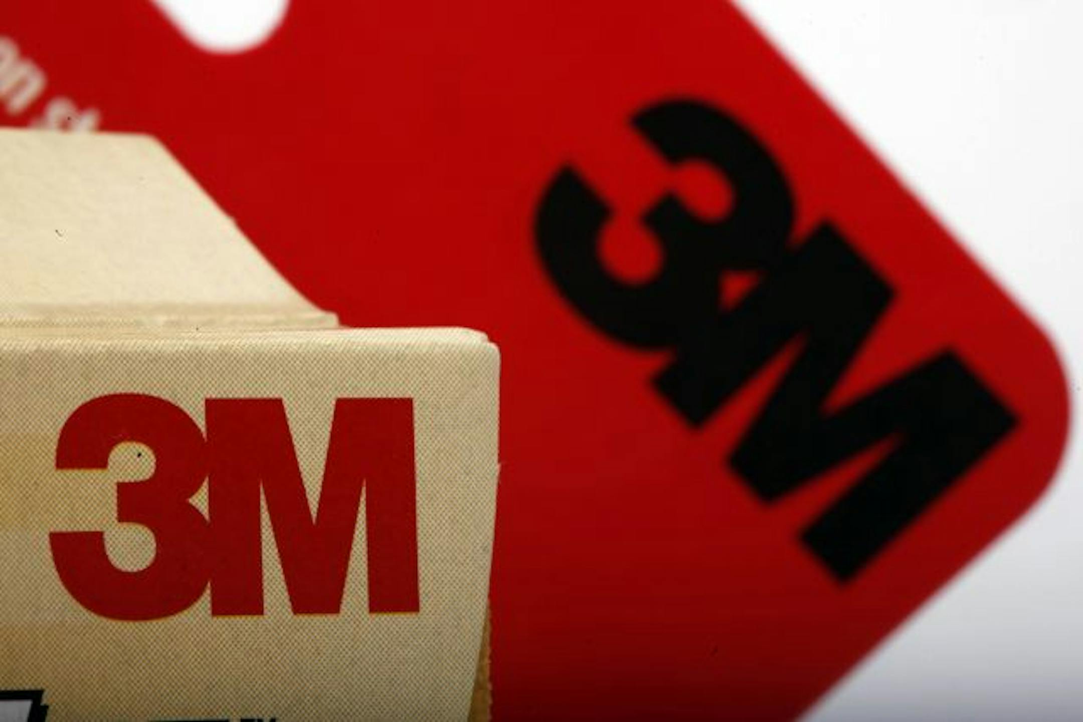FILE - In this file photo made Jan. 26, 2010, the 3M Co. logo is seen on some of its products.