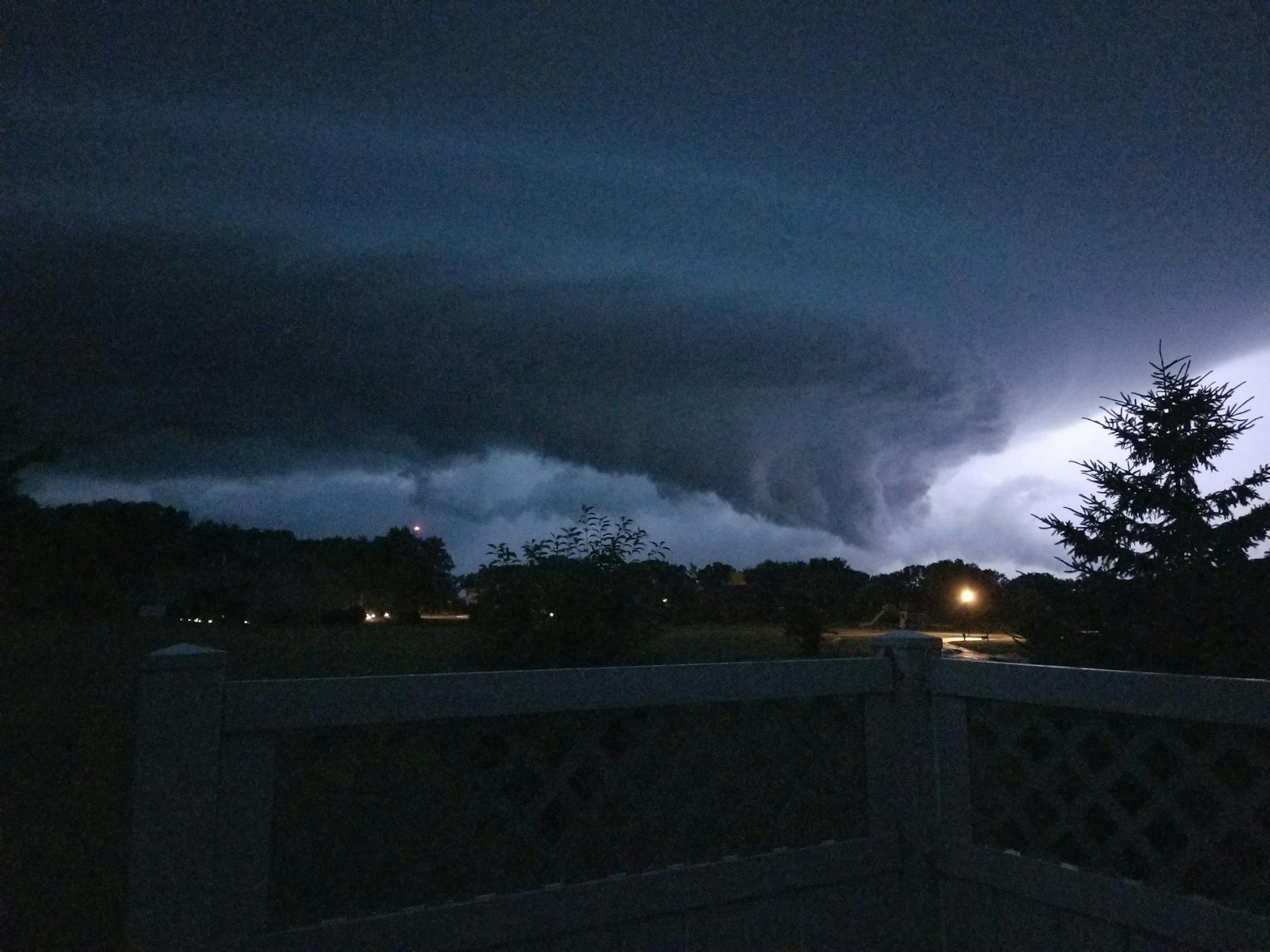 Looking from Lake Crystal toward Judson.