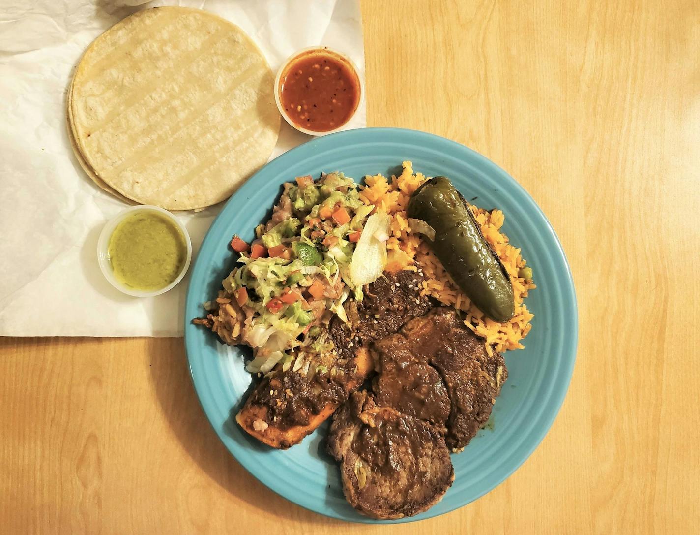 Carne Tampiqueña from Andale Taqueria & Mercado in Richfield.