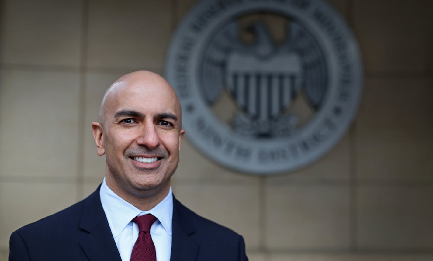 President of the Federal Reserve Bank of Minneapolis Neel Kashkari was photographed at the Federal Reserve Bank on Friday, December 22, 2017. ] Shari L. Gross &#x2022; shari.gross@startribune.com Minneapolis Fed president Neel Kashkari talks about his year on the FOMC