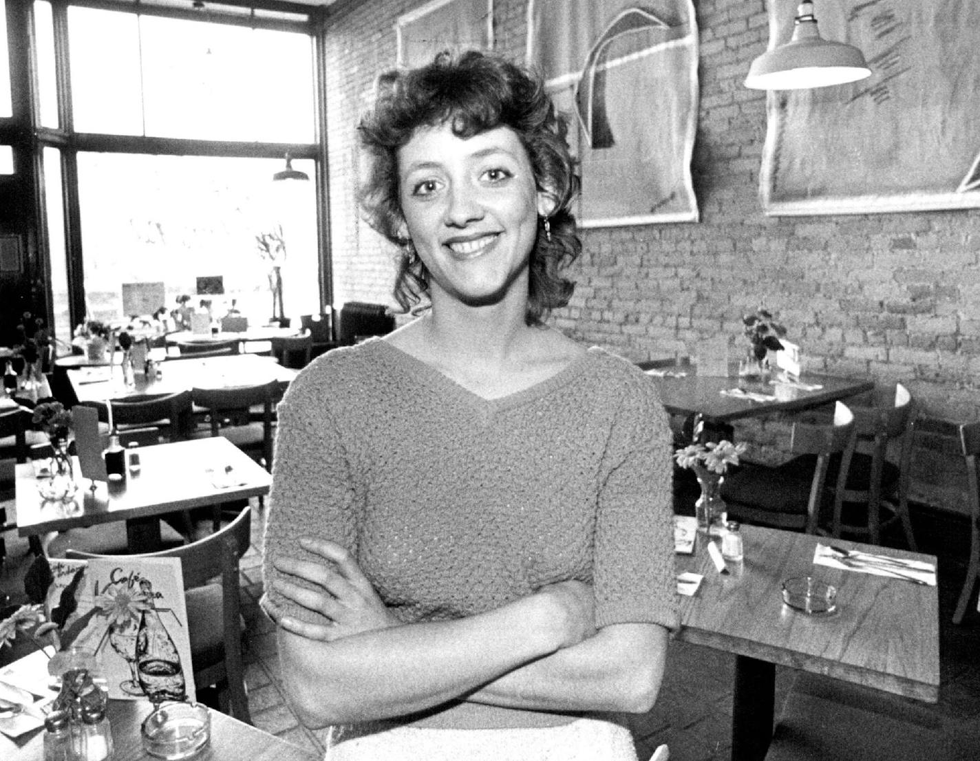 March 25, 1981: Brenda Langton in her restaurant, Cafe Kardemena, in St. Paul.