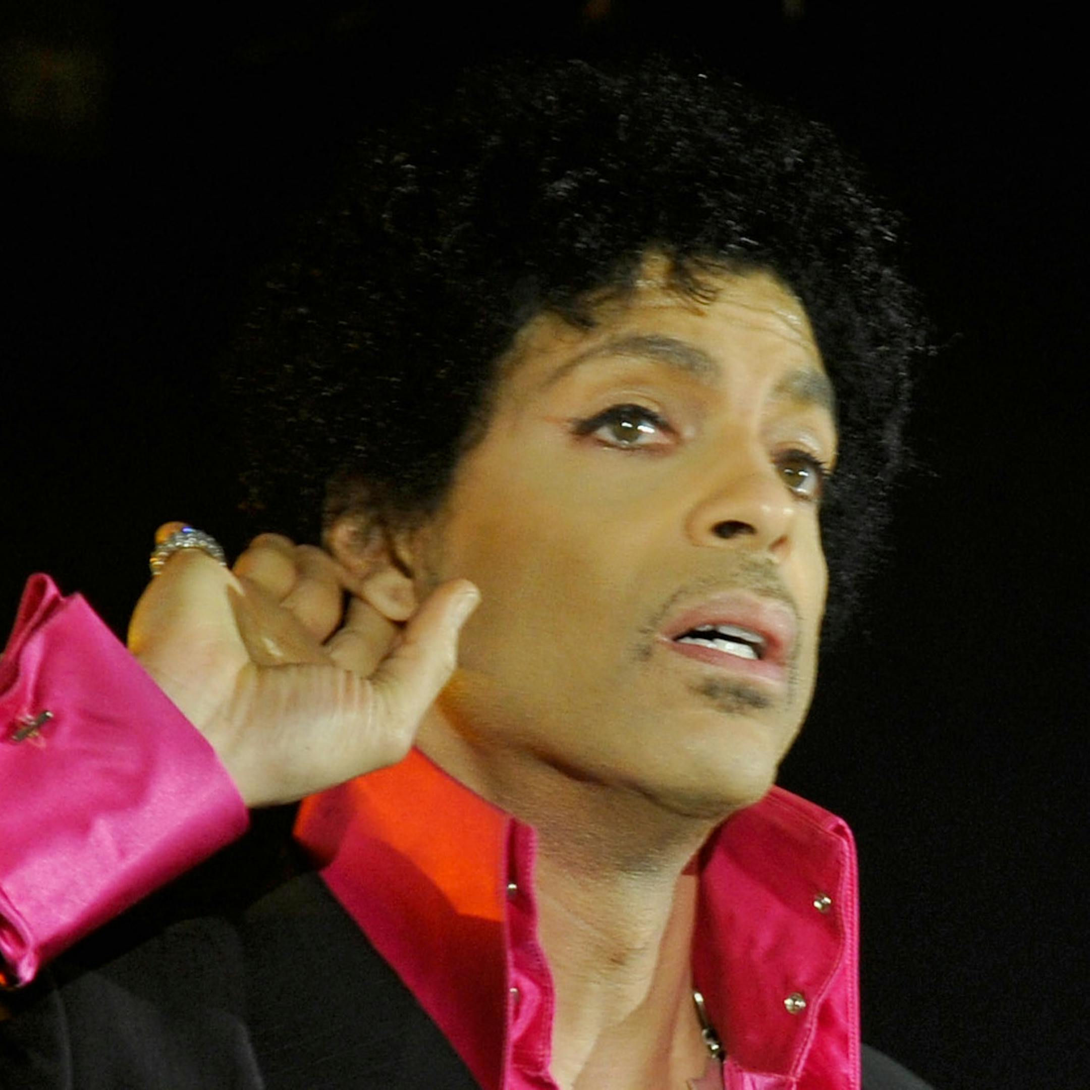 Prince performs as Samsung Galaxy presents Prince and A Tribe Called Quest at SXSW on March 16, 2013 in Austin, Texas. (Photo by John Sciulli/Getty Images for Samsung)