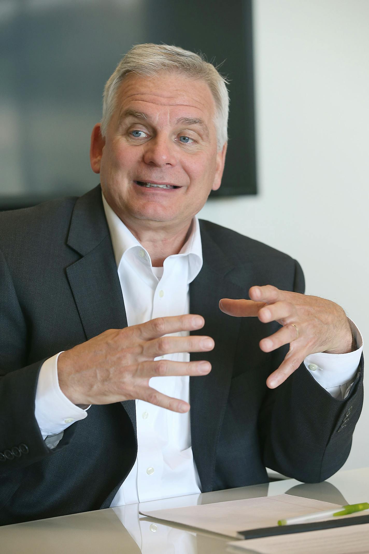 Entrust Datacard Senior Vice President of Global Marketing Russell St. John, Monday, June 2, 2015 in Shakopee, MN. ] (ELIZABETH FLORES/STAR TRIBUNE) ELIZABETH FLORES &#x2022; eflores@startribune.com