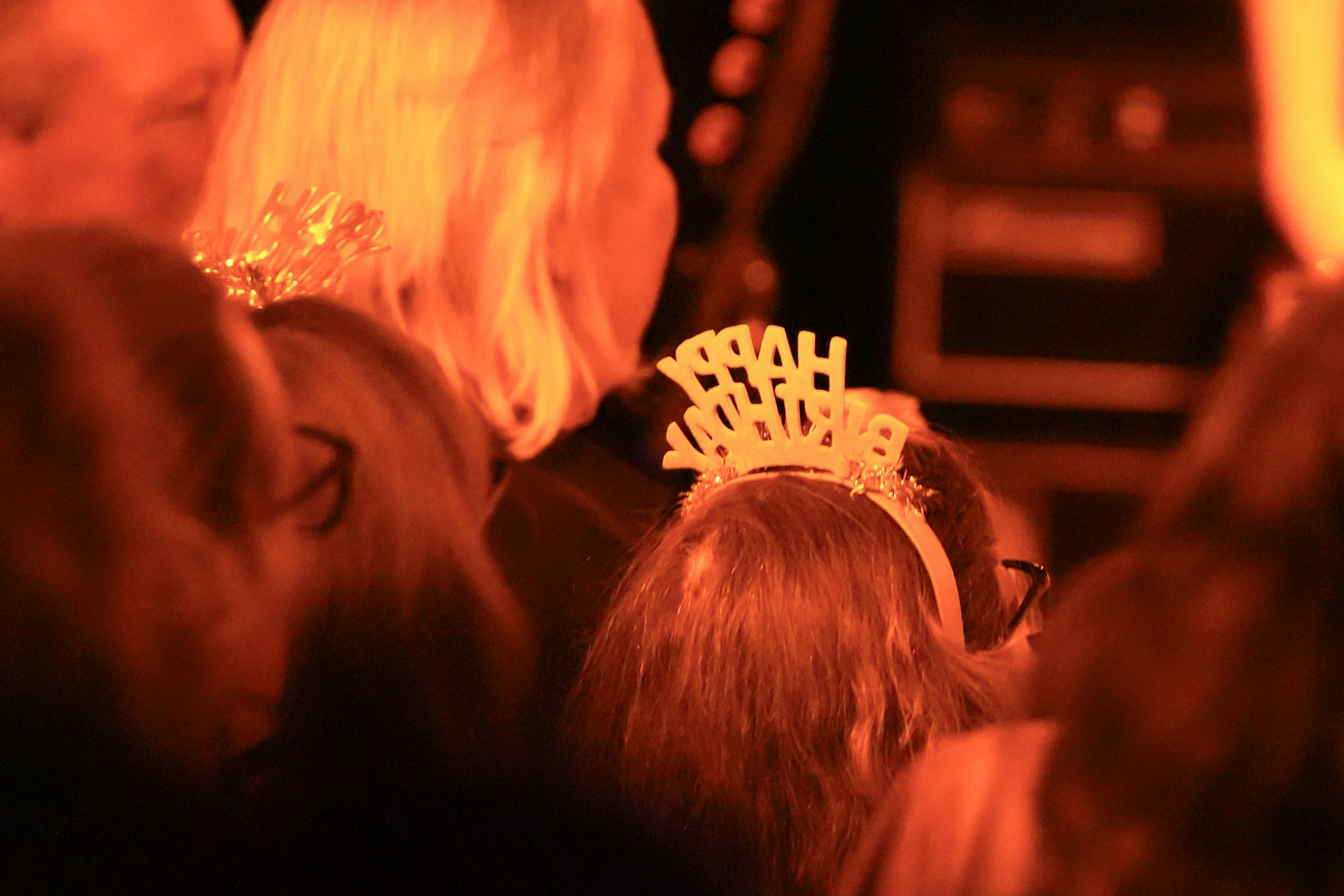 Some fans wore birthday hats as Chrissie Hynde and the Pretenders played a special intimate gig in the 250-capacity Entry on Chrissie's birthday teasing next week's release of their new album Thursday, Sept. 7, 2023 Minneapolis, Minn. ] GLEN STUBBE • glen.stubbe@startribune.com