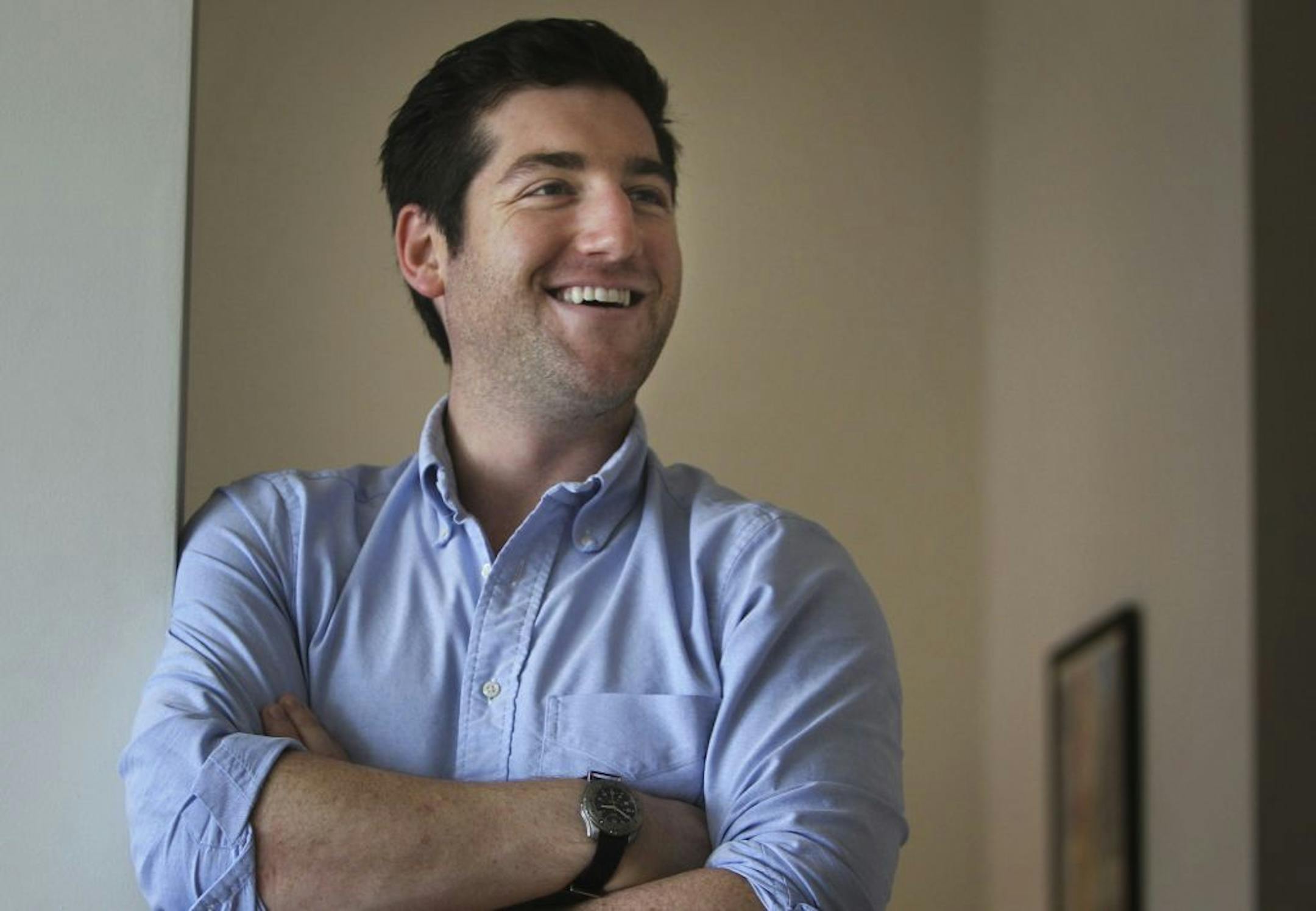 Minneapolis real estate developer Ben Hertz started Benjo's in July 2011. He since has sold about 100,000 pairs of colored laces. His Uptown apartment functions as Benjo's headquarters.