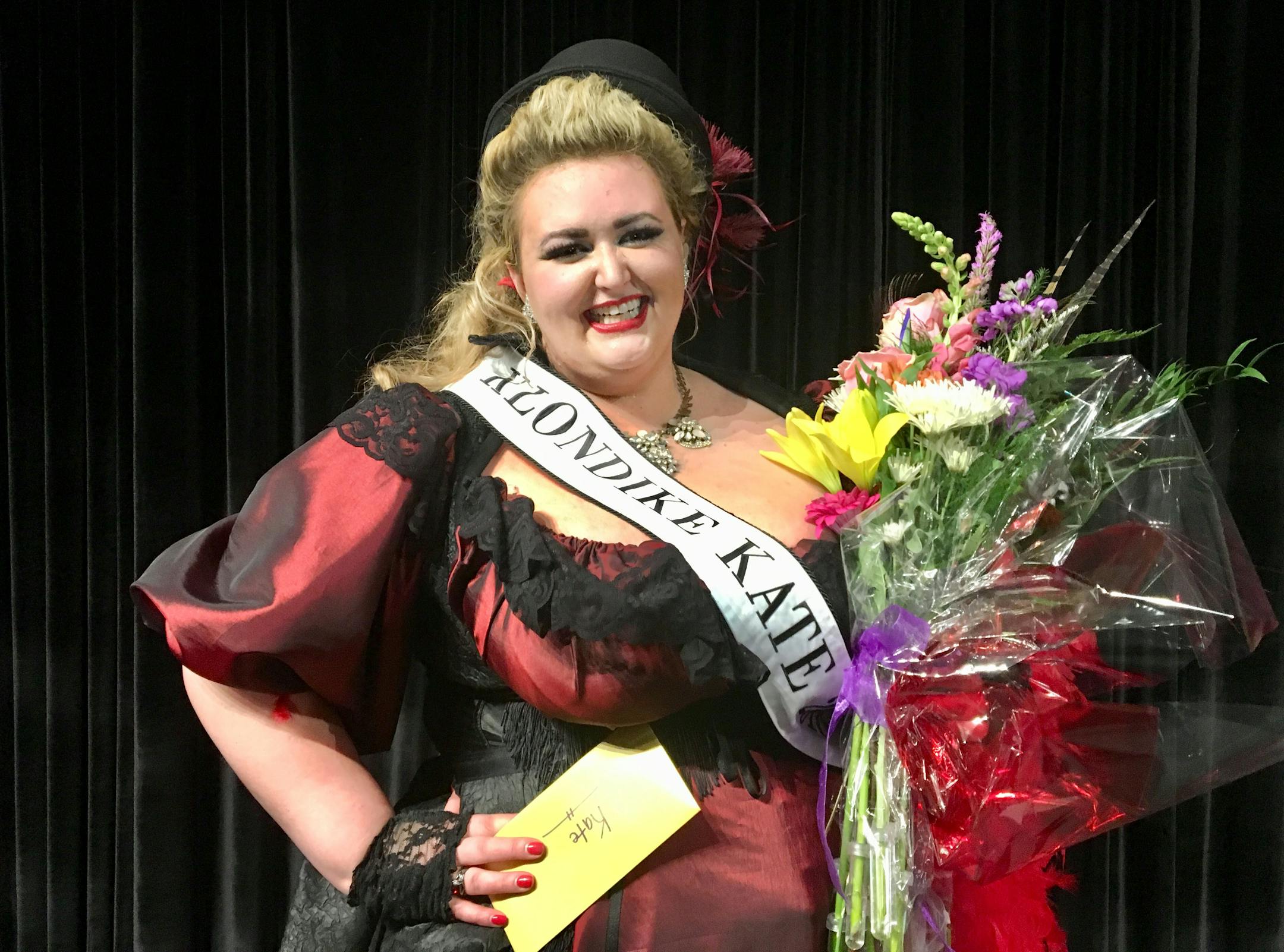 Natalia Hemingway of St. Louis Park was chosen Wednesday night to be Klondike Kate for the St. Paul Winter Carnival.