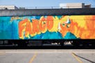 Street art in downtown Fargo, N.D. Even a place like Fargo, which was more than 90% white in 1990, has seen newcomers and more foreign-born residents 
